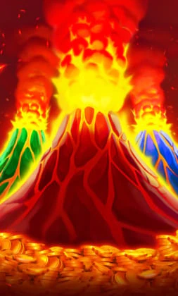 3 Coin Volcanoes Vulkan-Slot bei God of Coins